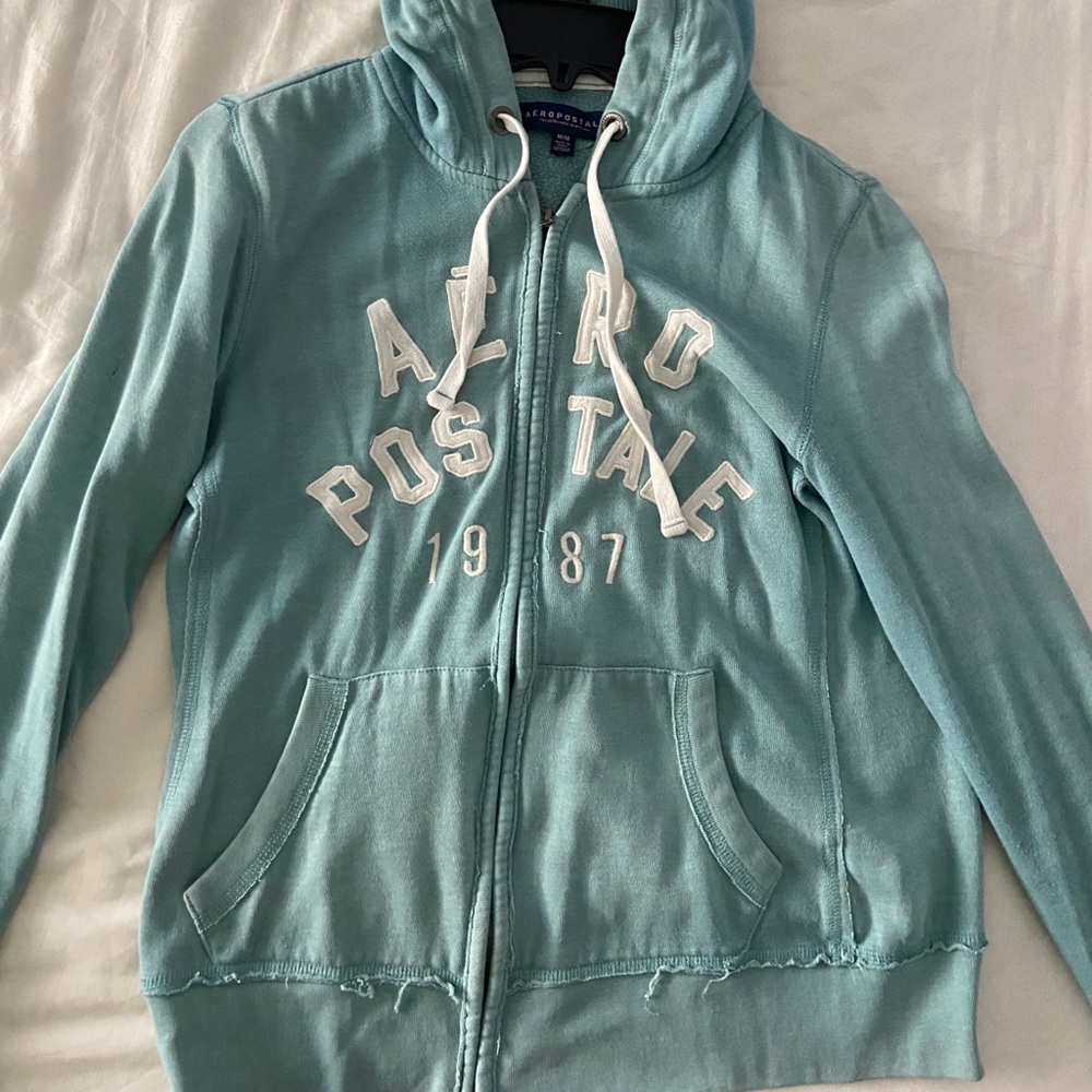 Vintage Teal Aeropostale Jacket